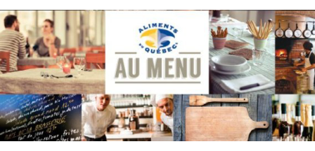 Actu - Aliments du Québec au menu (restaurants et institutions)